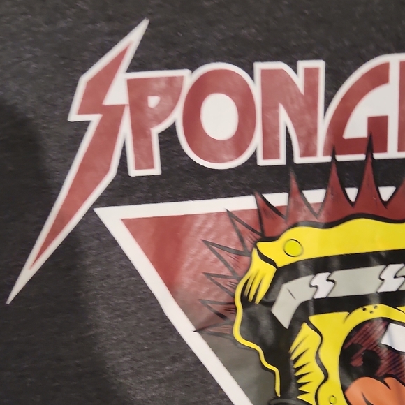 XXL SPONGE BOB metallica Style T- Shirt (Rare) - Picture 3 of 9